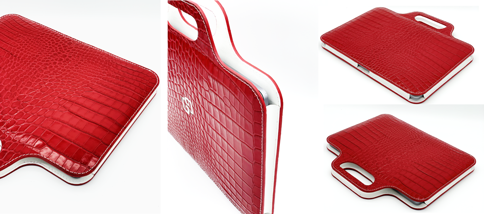 Купить Эксклюзивная Сумка для MacBook Red Alligator Элитный Чехол для MacBook Pro Air 12"